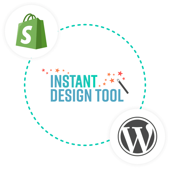 Shopify integration | Begin selling | Instant Design Tool