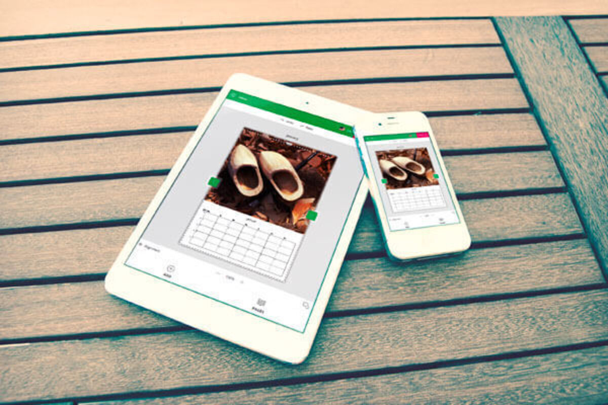 Fotofabrik features tablet