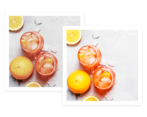 Impression of an enhancement result