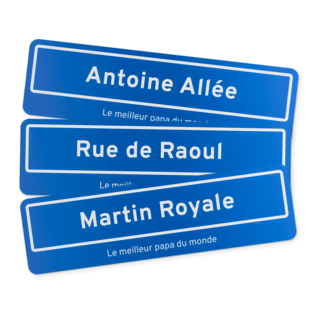 Plaque de rue Plaque de rue