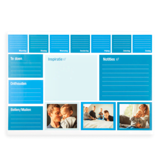 Bureaulegger blauw Bureaulegger blauw