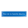Plaque de rue Plaque de rue