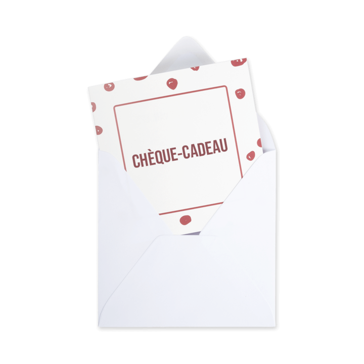 Chèque-cadeau enveloppe Chèque-cadeau enveloppe