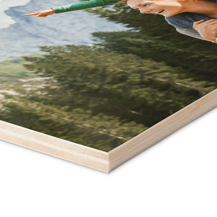 Impression photo sur bois