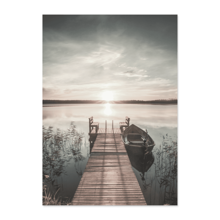 Poster foto met een boot Poster foto met een boot