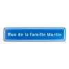 Plaque de rue Plaque de rue