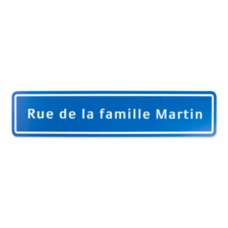 Plaque de rue Plaque de rue