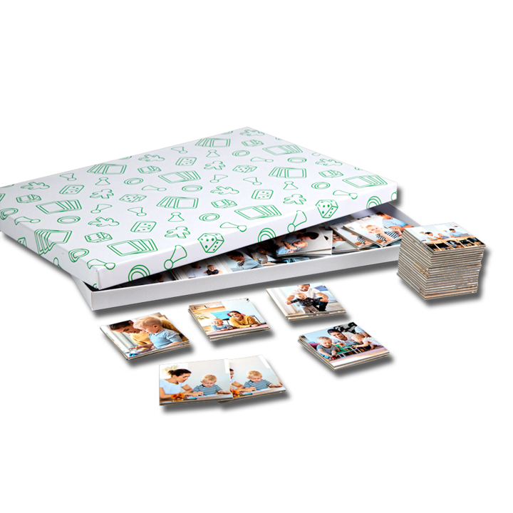 Jeu memory avec photos et boîte Jeu memory avec photos et boîte