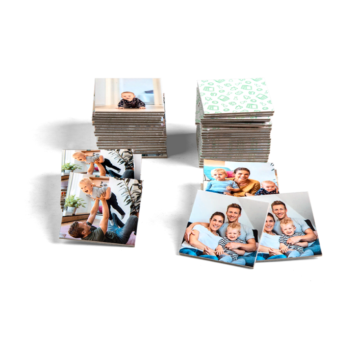 Jeu memory avec photos de famille
