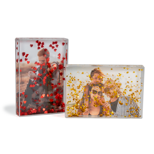 Fotoblok met glitters