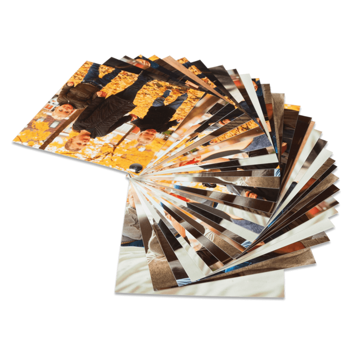 Éventail de photos tourné