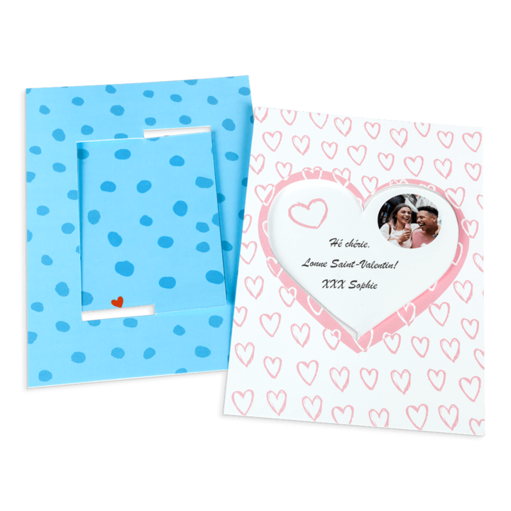 Cartes à tourner valentin