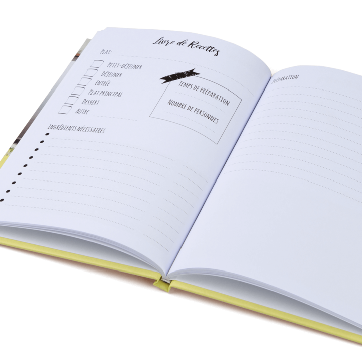 Faire un livre à recettes