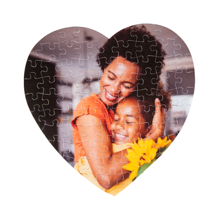 Puzzle photo en forme de coeur Puzzle photo en forme de coeur