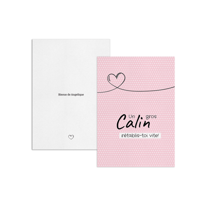 Carte de rétablissement avec photo 