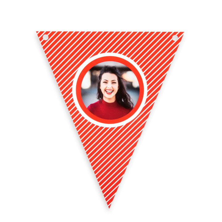 Vlaggetje met foto Vlaggetje met foto