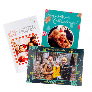 Fotokerstkaarten set maken Fotokerstkaarten set maken