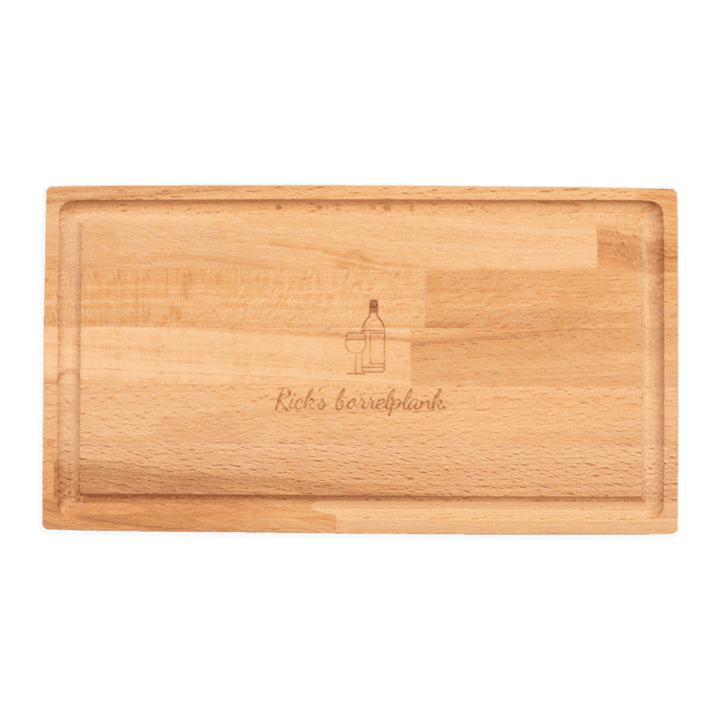 Borrelplank met sapgeul