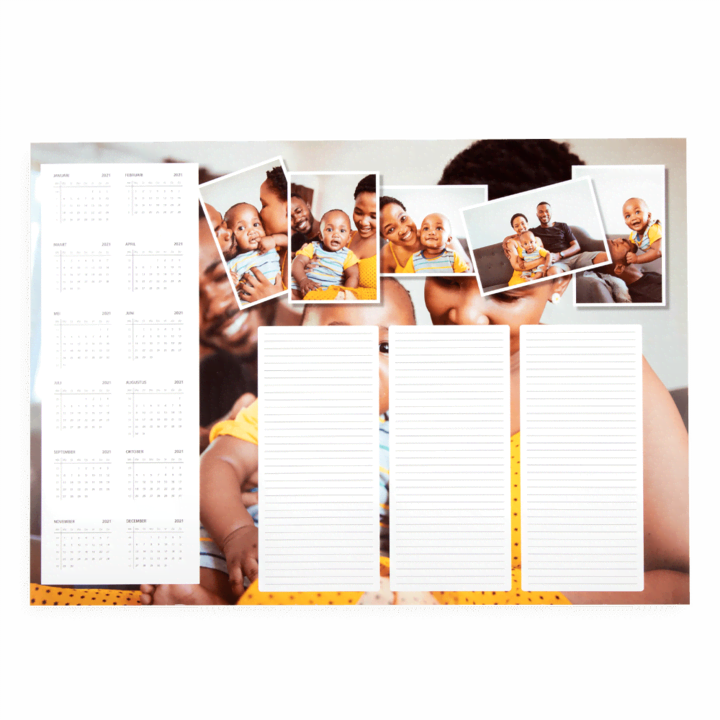 Bureaulegger met tekst