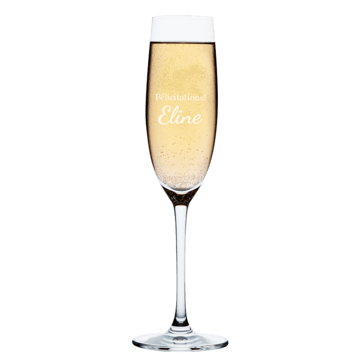 Flûtes à champagne détail