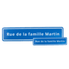 Plaque de rue Plaque de rue
