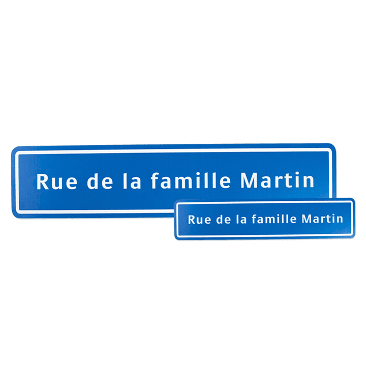 Plaque de rue Plaque de rue