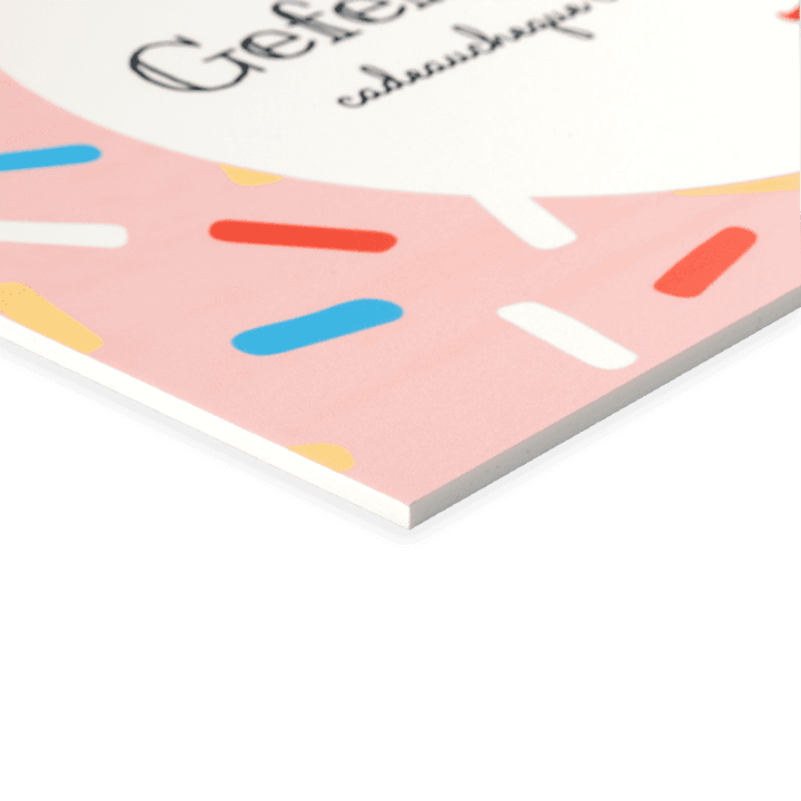 Cadeaucheque met tekst