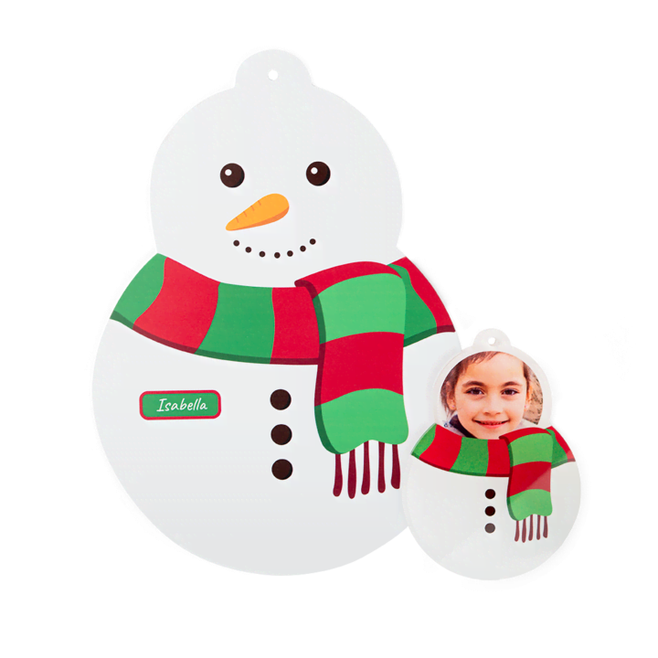 Sneeuwpop hanger maken Sneeuwpop hanger maken