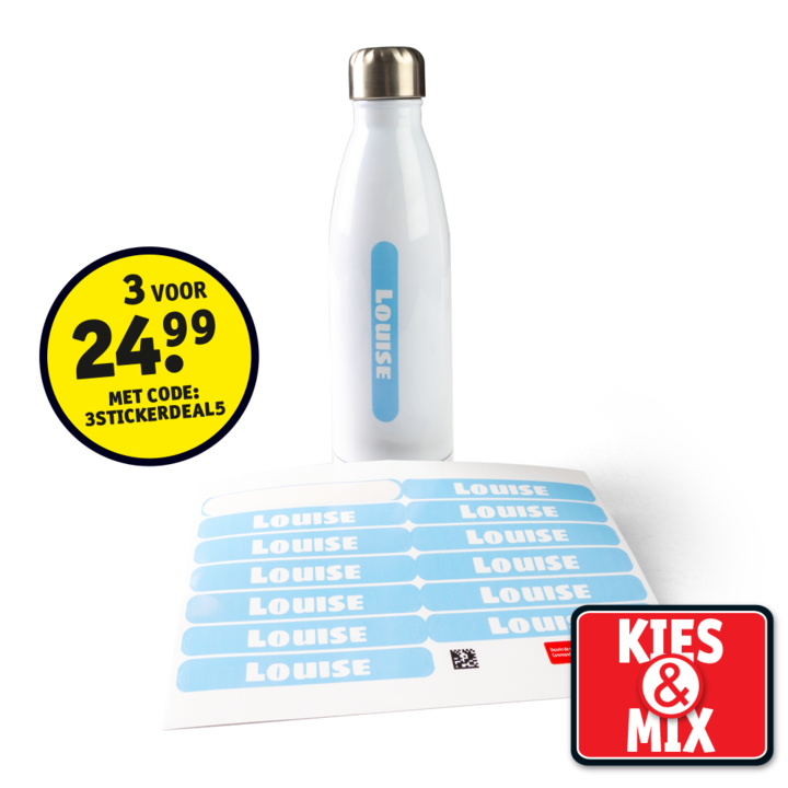 Grote naamstickers maken