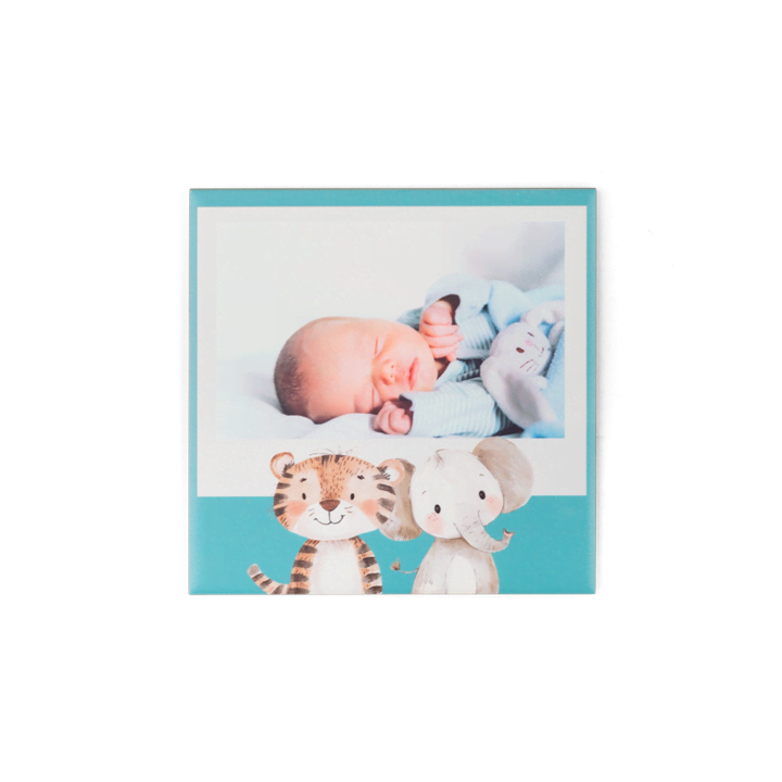 geboortetegel met foto