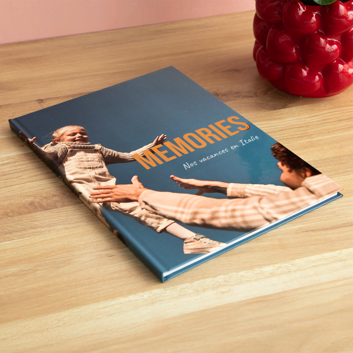 Album photo à plat avec dorure à chaud