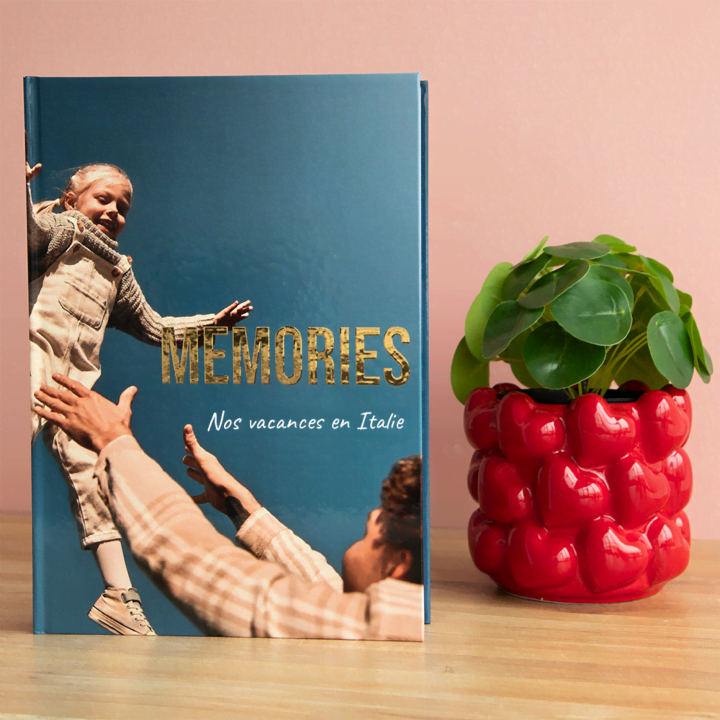 Couverture rigide livre photo