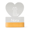 Lampe en plexiglas en forme de cœur Lampe en plexiglas en forme de cœur