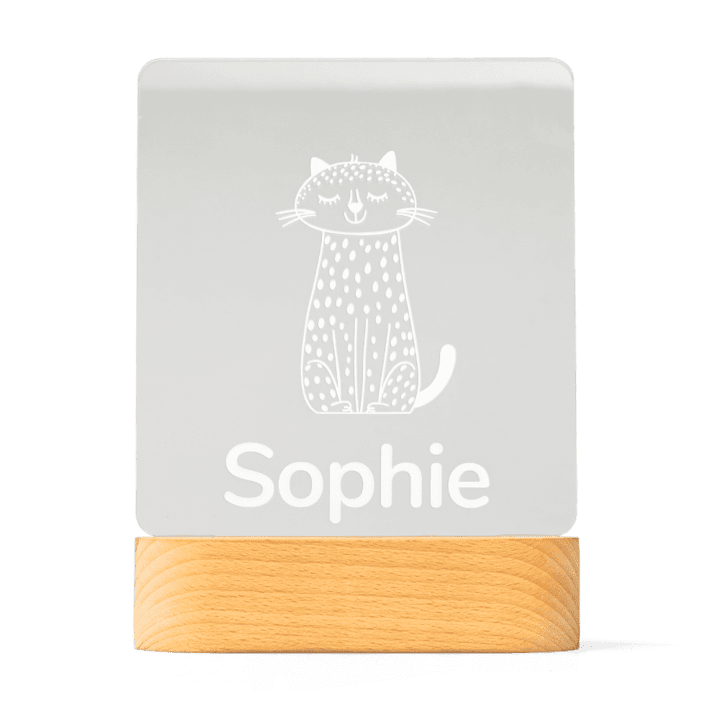 Lampe plexiglas personnalisée