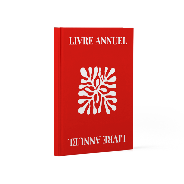 Livre photo couverture rigide concept