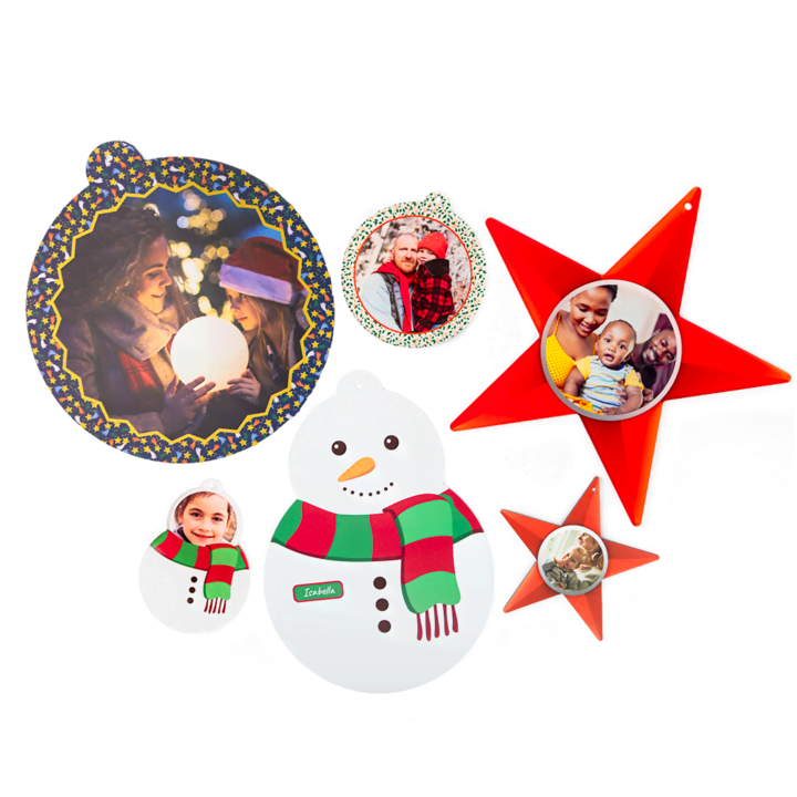 Kersthanger met foto maken