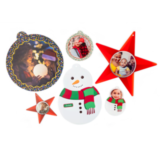 Suspension de Noël avec photo