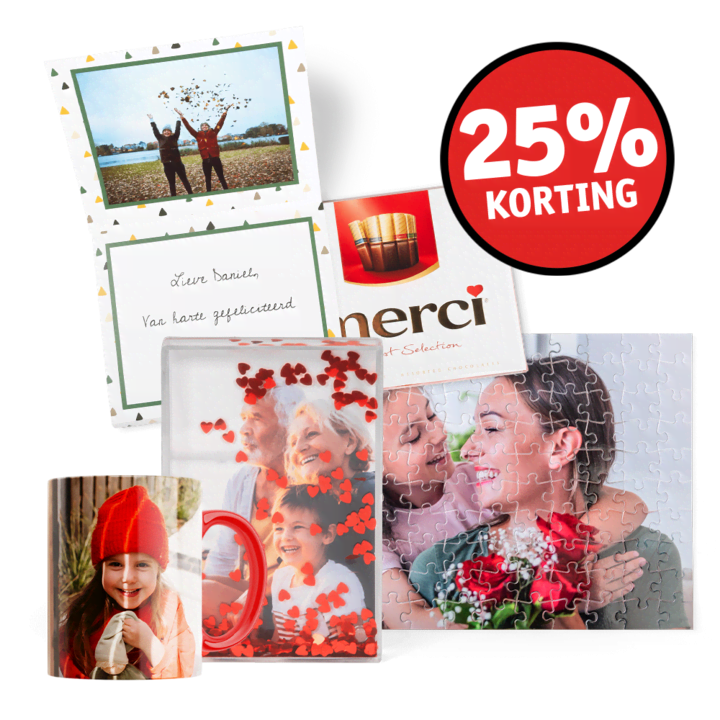 Fotocadeaus actie