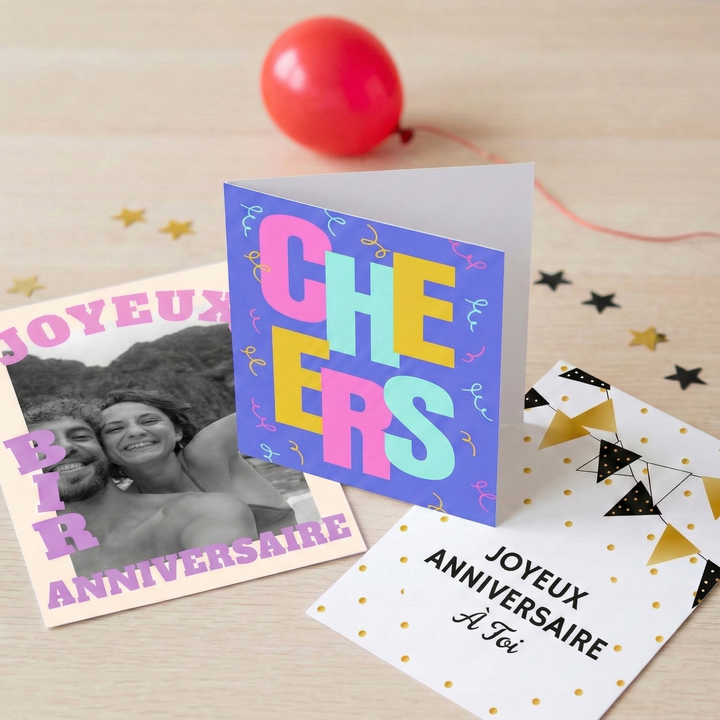 Cartes d'anniversaire