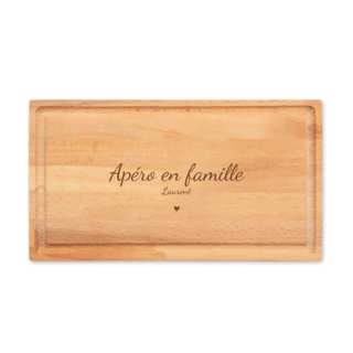 Planche en bois famille