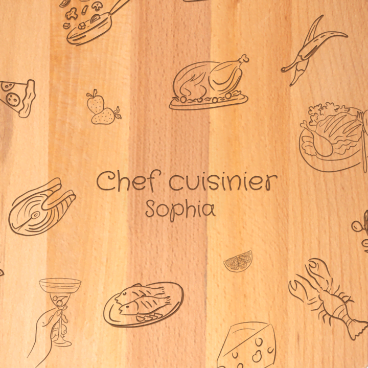 Plateau de service close up