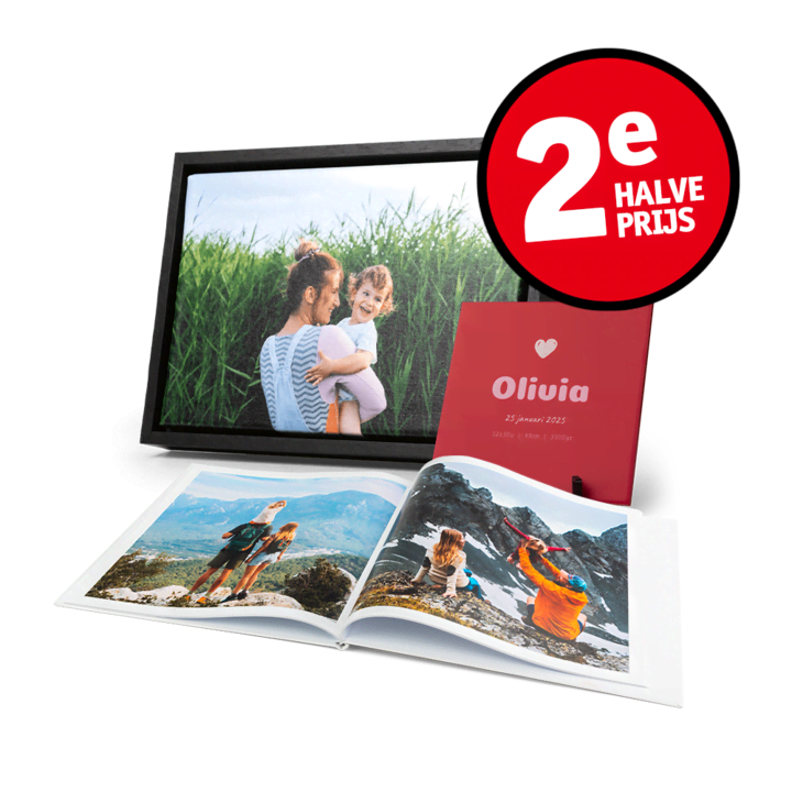 Fotoboeken wanddeco actie