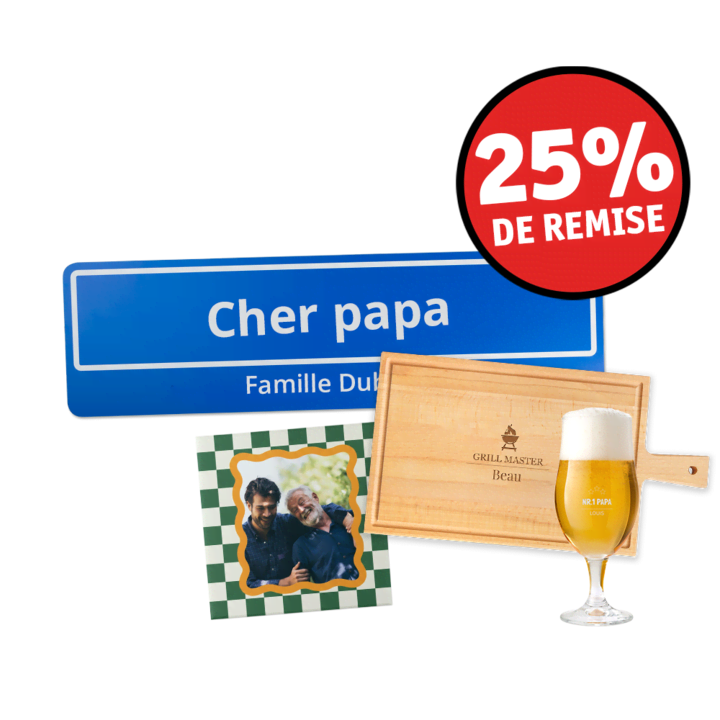 Promotion pour la fête des pères
