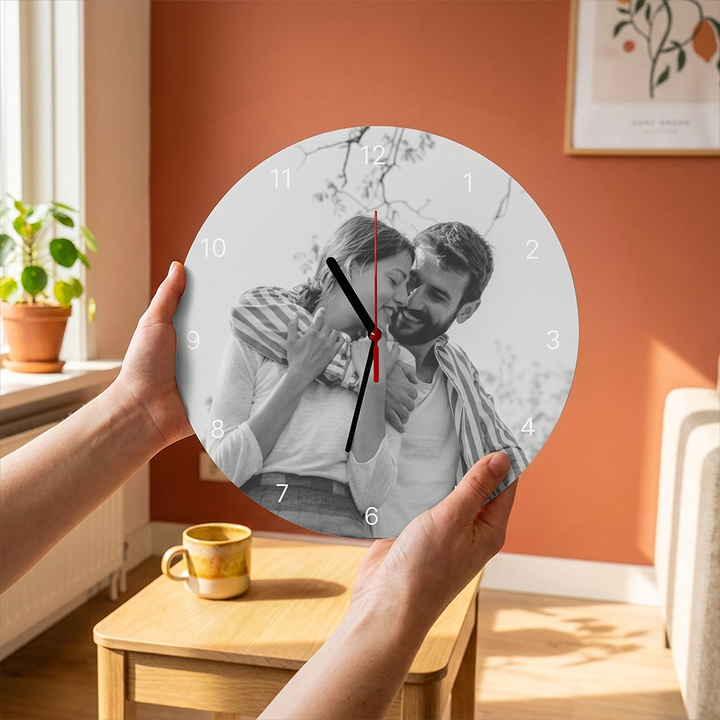 Horloge unique avec photo