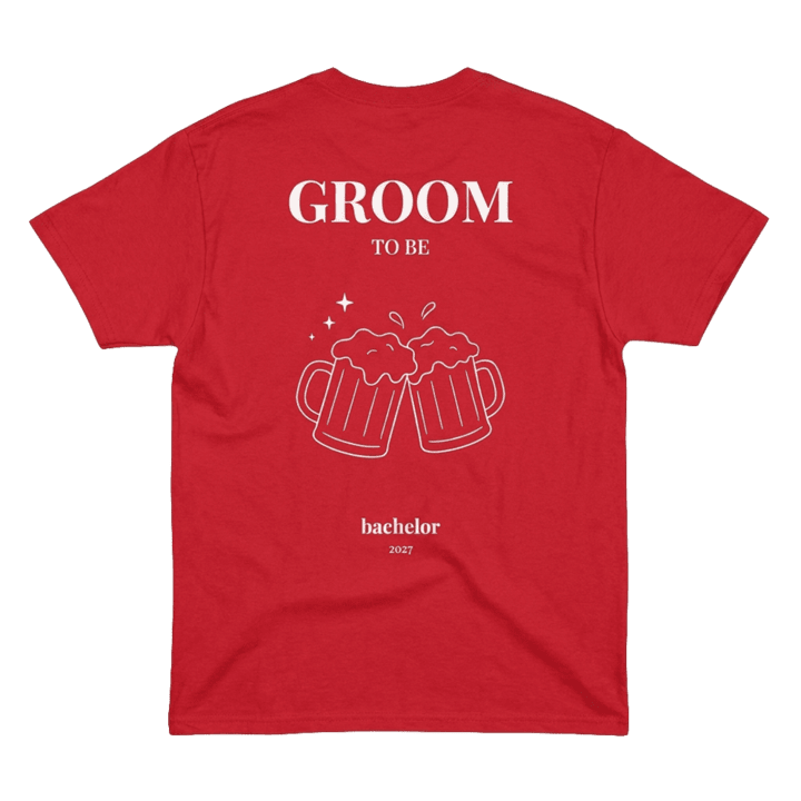 Rood shirt ontwerpen