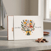 Créer des emballages de chocolats avec des motifs floraux