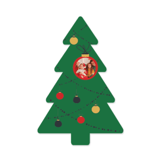 Kerstboom muursticker Kerstboom muursticker