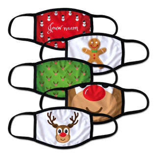 Maak je eigen mondkapje met kerstthema! Maak je eigen mondkapje met kerstthema!