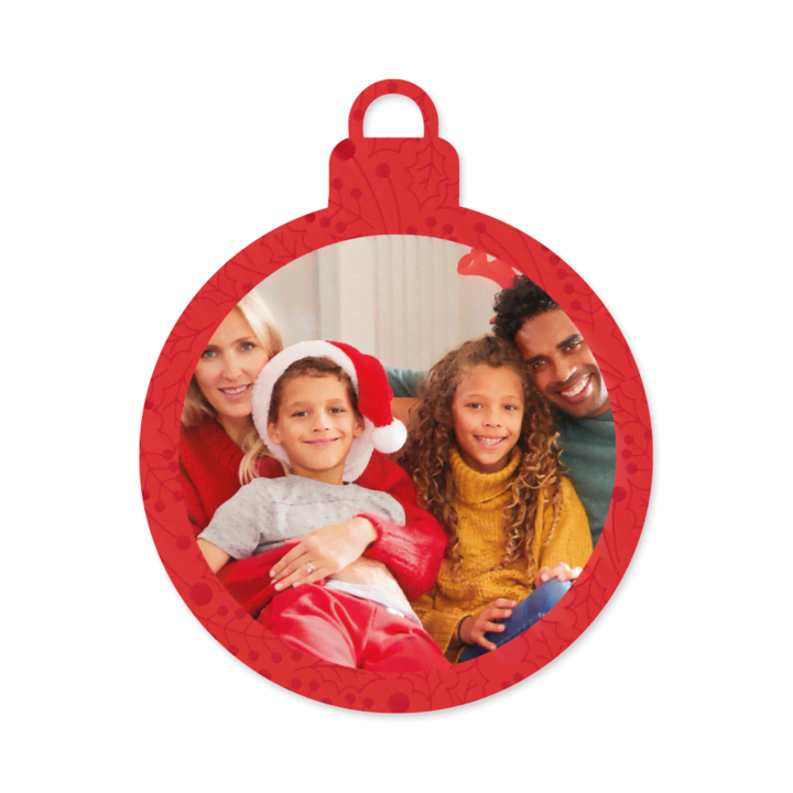 Kerstbal muursticker