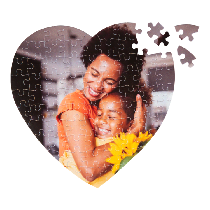 Harten puzzel voor Moederdag